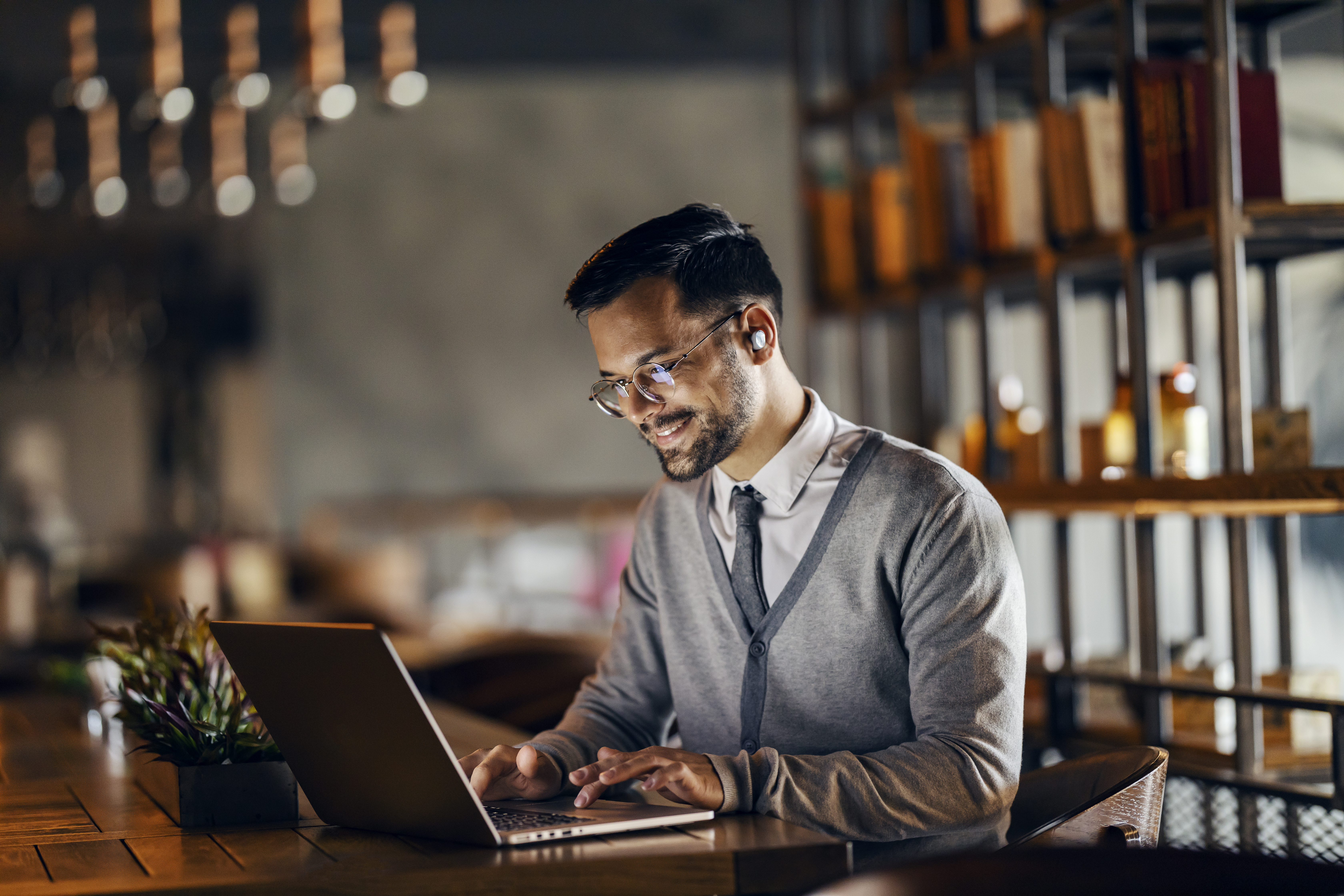 Learner studying online
